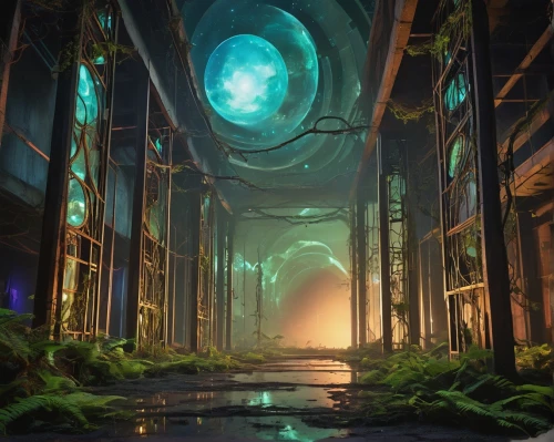 hall of the fallen,prospal,cyberia,nidularium,sulaco,lair,atmosfera,labyrinthian,sanctum,futuristic landscape,ancient city,apiarium,uzala,fantasy landscape,passage,temporum,arbor,obscura,magorium,brygada,Art,Artistic Painting,Artistic Painting 47