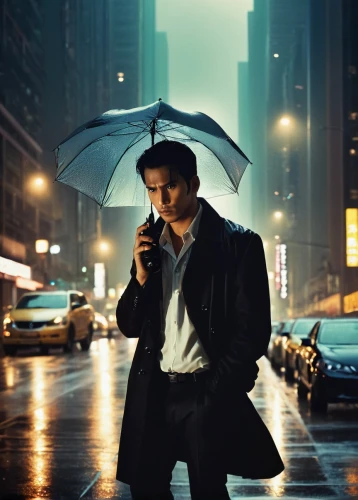 man talking on the phone,man with umbrella,salaryman,rainman,wet smartphone,bladerunner,cell phone,payphone,phone icon,mobile phone,speakerphone,frank sinatra,cellular phone,on the phone,phone call,telephonic,phonecall,detective,sinatra,inspecteur,Illustration,Children,Children 04