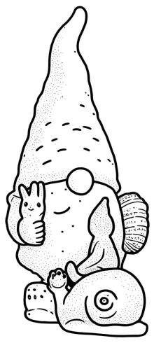 moomin,gastropod,moomins,geoduck,rocksnail,cone,garden cone snail,tomte,nut snail,moomintroll,whelk,pebblesnail,aglycone,odostomia,ice cream cone,gnomish,cone shape,snail,sluggo,land snail,Design Sketch,Design Sketch,Rough Outline
