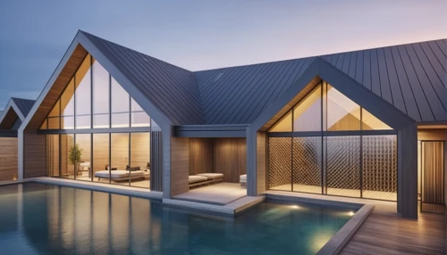 pool house,floating huts,timber house,holiday villa,inverted cottage,cubic house,wooden house,dunes house,chalet,summer house,roof landscape,modern house,danish house,asian architecture,amanresorts,folding roof,wooden roof,3d rendering,luxury property,over water bungalow,Illustration,Realistic Fantasy,Realistic Fantasy 17
