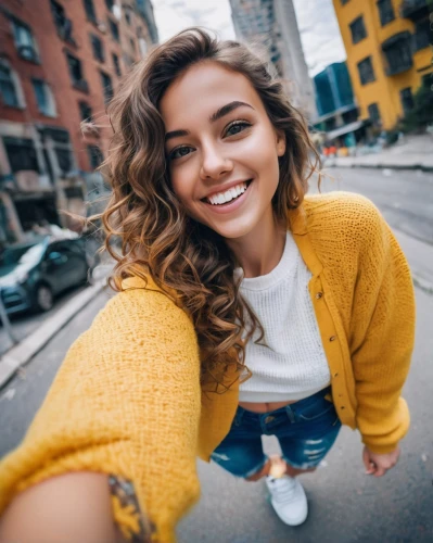 girl making selfie,sonrisa,a girl's smile,a girl with a camera,smiling,grin,camera,hailee,poki,smile,beautiful young woman,city ​​portrait,a smile,girl with speech bubble,marzia,alina,dimpled,barbora,girl portrait,young woman,Conceptual Art,Oil color,Oil Color 10