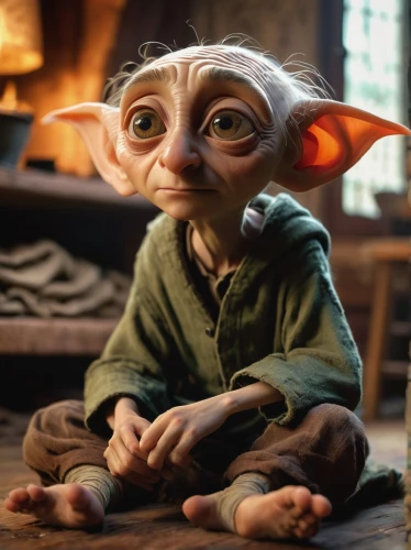 dobby,dobbie,progeria,bartok,doby,obertan,rumpelstiltskin,duende,jadoo,rumplestiltskin,debuchy,zerdin,gollum,daxter,modric,despereaux,ozil,gobbo,berbatov,didymus,Conceptual Art,Oil color,Oil Color 07