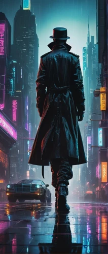 cyberpunk,bladerunner,noir,darkwing,bebop,walking in the rain,dystopian,man with umbrella,automaton,cityscape,shadowrun,cybercity,futuristic,mute,pedestrian,film noir,dystopia,cyberian,neuromancer,mindvox,Conceptual Art,Graffiti Art,Graffiti Art 01