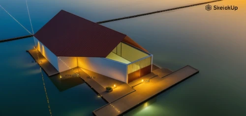 houseboat,house with lake,3d render,floating huts,3d rendering,isometric,lensball,plexiglas,cube stilt houses,house by the water,tensile,inverted cottage,miniature house,housetop,voxels,derivable,vivienda,small house,model house,houseboats,Photography,General,Realistic