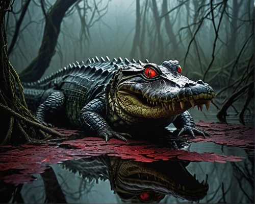 alligator,hypsilophodon,crocodile,gator,alligator mississipiensis,marsh crocodile,freshwater crocodile,ctenosaura,caiman crocodilus,muggar crocodile,crocodilian,ankylosaurs,philippines crocodile,caiman,alligator sleeping,south carolina alligator,razorback,cynodont,kovco,titanosaurian,Illustration,Retro,Retro 20