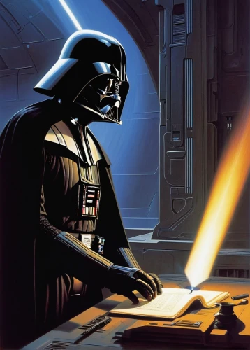 darth vader,vader,mcquarrie,laserdisc,darth,lucasarts,darkforce,execute,vaderland,katarn,dark side,mandos,lightsaber,annakin,darthard,struzan,filoni,jedi,deathstars,master lamp,Conceptual Art,Sci-Fi,Sci-Fi 15