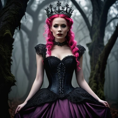 gothic dress,fairy queen,gothic woman,queen of hearts,celtic queen,black queen,seelie,satine,sirenia,victorian lady,countess,ballerina in the woods,delain,katherina,fairest,gothic style,victoriana,melisandre,corseted,queen of the night,Photography,Black and white photography,Black and White Photography 01