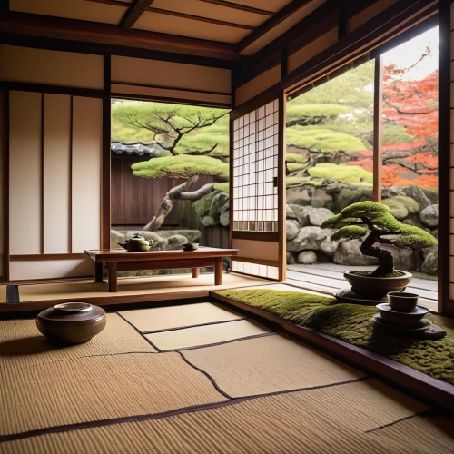 japanese-style room,ryokan,tatami,tea ceremony,ryokans,japanese zen garden,chanoyu,zen garden,heian,teahouse,japanese patterns,shoin,japanese style,japanese art,dojo,japon,teahouses,japanese garden ornament,japanese background,hideyoshi,Illustration,Paper based,Paper Based 11