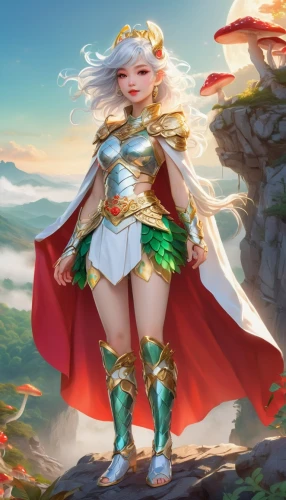 rafaela,show off aurora,huiraatira,diana,merlakia,kriemhild,goddess of justice,hilda,thundra,leona,kinvara,gwenllian,freyja,krietor,janna,thorhild,alera,reynir,etheria,elona,Illustration,Japanese style,Japanese Style 02