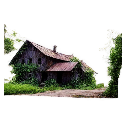 old barn,abandoned house,barn,barnhouse,house in the forest,witch house,old house,lonely house,farm house,abandoned place,witch's house,red barn,home landscape,farmhouse,ancient house,old home,outbuilding,country cottage,field barn,log home,Illustration,Realistic Fantasy,Realistic Fantasy 26