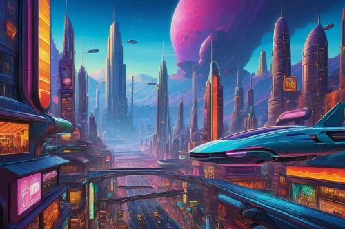 futuristic landscape,cybercity,futuristic,cybertown,fantasy city,futurist,sci - fi,homeworld,scifi,futuregen,sci fiction illustration,cityscape,futurists,cyberworld,metropolis,colorful city,coruscant,sci fi,homeworlds,alien world,Conceptual Art,Daily,Daily 33