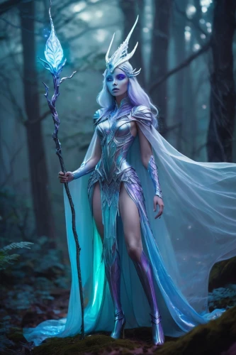 blue enchantress,jaina,uriri,sorceress,saturnyne,janna,sorceror,alani,etheria,thundra,lalazarian,ice queen,varya,dark elf,shadrake,lilandra,the enchantress,karpas,vaivara,elona,Conceptual Art,Fantasy,Fantasy 02