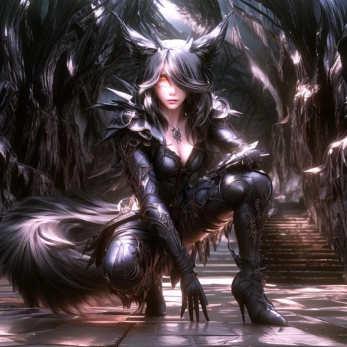 asagi,sephiroth,white fox,kuchiki,blackwolf,dark elf,konoe,huntress,kitsune,vayne,nyx,witchblade,kuja,shiranui,riven,fenrir,miqati,khatuna,morgana,dark angel