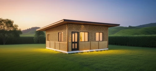 miniature house,wooden sauna,3d rendering,greenhut,cube stilt houses,cubic house,cube house,wooden hut,electrohome,small house,wooden house,grass roof,small cabin,homebuilding,summer house,prefabricated buildings,inverted cottage,wood doghouse,summerhouse,bee house,Photography,General,Realistic