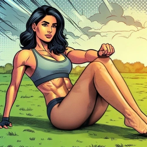 eldena,themyscira,shadman,rosita,meera,vidya,muscle woman,priyanka,isabela,palmiotti,katrina,gal,kmorales,gabi,aliyah,teela,elektra,askani,korra,vaanii