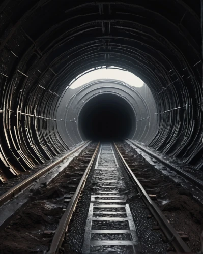 railway tunnel,tunneling,train tunnel,tunnelled,tunnelling,tunnel,tunel,tunneled,tunnelers,tunnels,lötschberg tunnel,tevatron,crossrail,culvert,sewer,culverts,wall tunnel,underground,steel tube,industrial tubes,Photography,General,Sci-Fi
