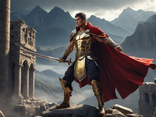 uther,heroic fantasy,oerth,auron,sotha,heimdall,midgard,asgard,illyrian,revan,rome 2,the roman centurion,imperatoris,anduin,herennius,garen,darius,coronatus,zenimax,haytham,Illustration,Realistic Fantasy,Realistic Fantasy 12