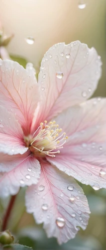 cherry blossom in the rain,dew drops on flower,dewdrops,rainwater drops,dew drops,pink hibiscus,pink petals,water flower,flower water,dew drop,dewdrop,raindrop rose,flower of water-lily,raindrops,dew droplets,flower wallpaper,morning dew,rainswept,stamens,waterdrops,Conceptual Art,Oil color,Oil Color 05