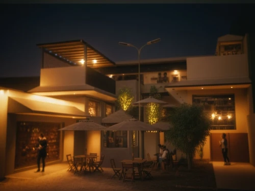 residencial,3d rendering,condominia,residential house,night view of red rose,render,habitaciones,3d render,patios,residence,at night,appartment building,modern house,model house,vignetting,block balcony,villas,condominium,kigali,apartments,Photography,General,Cinematic