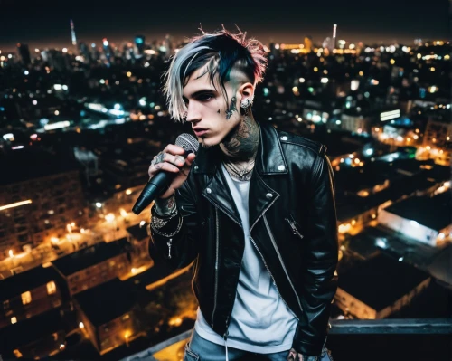 rooftops,kier,klayton,city lights,citylights,on the roof,aiden,tris,trespassing,leather jacket,andy,roof top,dalton,zack,reece,androgynous,matty,crilly,mitch,punk,Conceptual Art,Daily,Daily 26