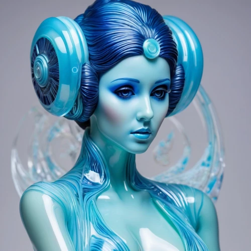 blue enchantress,liara,amidala,asari,cortana,andorian,ice queen,leia,undine,amphitrite,djinn,ear protection,satari,padme,cyanamid,headphone,casque,naiad,electress,wireless headset,Conceptual Art,Sci-Fi,Sci-Fi 04