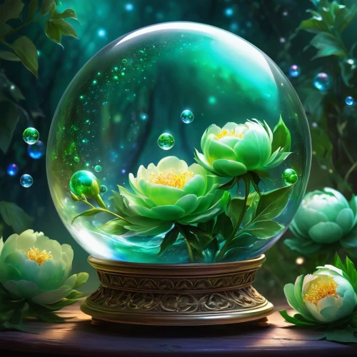crystal ball,terrarium,crystal ball-photography,snow globes,glass sphere,crystalball,snowglobes,glass orb,lensball,glass ball,green bubbles,fantasy picture,waterglobe,terrariums,arkenstone,snow globe,3d fantasy,ecosphere,flower ball,soap bubble,Illustration,Realistic Fantasy,Realistic Fantasy 01