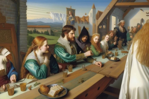 holy supper,holy communion,last supper,eucharist,trappists,sanhedrin,pharisees,transubstantiation,communion,christ feast,nativity of jesus,pharisee,biblical narrative characters,almsgiving,nativity of christ,ehrenfest,sacraments,censers,beatitudes,shavuot,Illustration,Realistic Fantasy,Realistic Fantasy 03