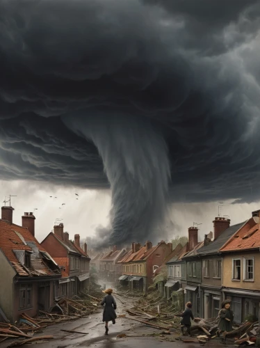 willink,mesocyclone,tempestuous,superstorm,tornado,apocalyptic,supercell,sturm,nature's wrath,tornadic,post-apocalyptic landscape,photo manipulation,stormier,apocalyptically,apocalypso,siggeir,tornus,stormbringer,tornadoes,tormenta,Illustration,Realistic Fantasy,Realistic Fantasy 31