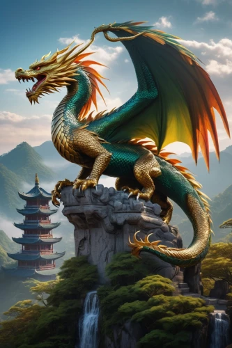 dragon of earth,golden dragon,shenlong,dragao,darragon,qilin,dragon,painted dragon,dragones,dragon bridge,ragon,dragonriders,dragon design,wyrm,drache,dragonheart,wulin,dragonja,dragonair,dragons,Conceptual Art,Sci-Fi,Sci-Fi 25