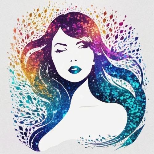 aquarius,mermaid vectors,watercolor mermaid,boho art,watercolor paint strokes,boho art style,mermaid silhouette,fairie,horoscope libra,mermaid background,mystical portrait of a girl,zodiac sign libra,virgo,galaxy,marceline,empath,watercolor women accessory,krita,aura,gemini,Art,Artistic Painting,Artistic Painting 42