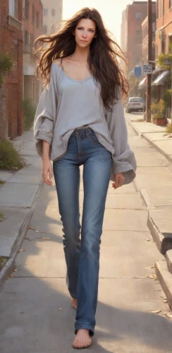 woman walking,girl walking away,jeans background,rotoscoping,strut,i walk,high jeans,struttin,striding,freewheelin,strutted,strutting,alleyways,alleys,walking,sidewalks,skinny jeans,bellbottoms,alleyway,denim background,Digital Art,Comic