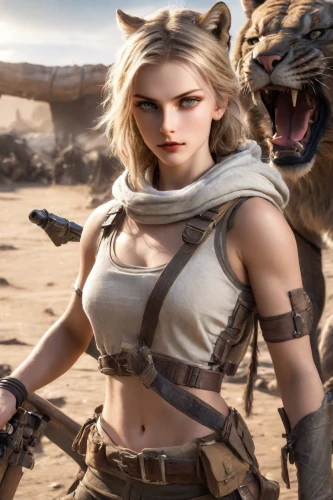 cat warrior,miqati,female warrior,kittani,forsworn,miqdad,tera,huntress,rengo,tigress,satu,polyxena,sophitia,sand fox,cheetor,ahsoka,protohistoric,kat,sandahl,agron,Photography,Realistic