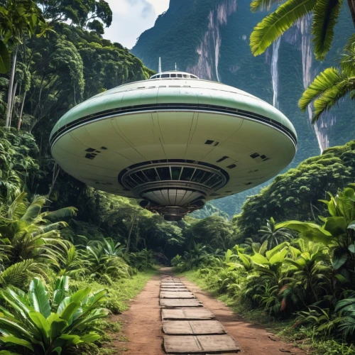 yavin,futuristic landscape,alien world,alien ship,alien planet,amazonica,terraformed,bonestell,biosphere,sci - fi,extraterrestrial life,sci fi,chemosphere,zealandia,ringworld,scifi,biopiracy,cardassia,ecotopia,rainforests,Photography,General,Realistic