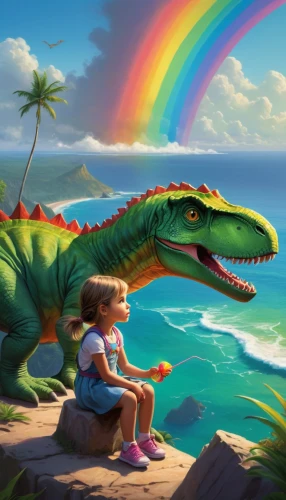 rainbow background,fantasy picture,unicorn and rainbow,children's background,rainbow at sea,rainbow,ladinos,rainbow colors,rainbows,world digital painting,colors rainbow,dinotopia,fantasy art,arcobaleno,esdraelon,littlefoot,rainbow waves,rainbow and stars,imaginationland,maguana,Conceptual Art,Fantasy,Fantasy 11