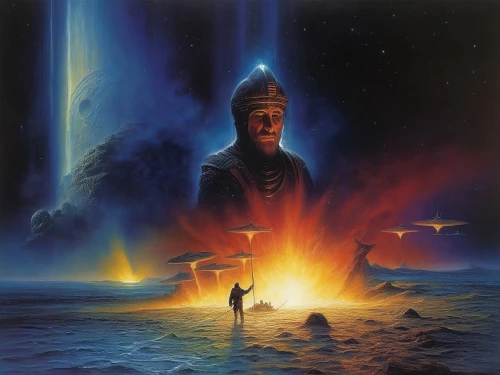 samuil,quintesson,protoplanetary,mahavishnu,mahasaya,zarathustra,torchbearer,spelljammer,basaveshwara,astral traveler,miracleman,prog,conclave,prospero,metaphysicians,hildebrandt,incantation,invoking,kemet,kavanewsky,Illustration,Realistic Fantasy,Realistic Fantasy 32