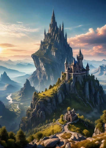 fantasy landscape,beleriand,fantasy picture,tirith,3d fantasy,fairy tale castle,erebor,fantasy world,gondolin,fantasy art,fairytale castle,riftwar,nargothrond,forteresse,seregil,world digital painting,fablehaven,hogwarts,knight's castle,diagon,Photography,General,Realistic