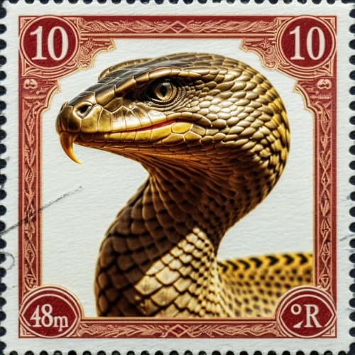 king cobra,african house snake,hypsilophodon,postage stamps,vipera,venomous snake,rissoidae,philately,emperor snake,krugerrand,papua new guinea,varanus,norwegian krone,philatelic,cobras,reticulatus,stamp collection,ecuador,equatoguinean,thamnophis,Photography,General,Realistic