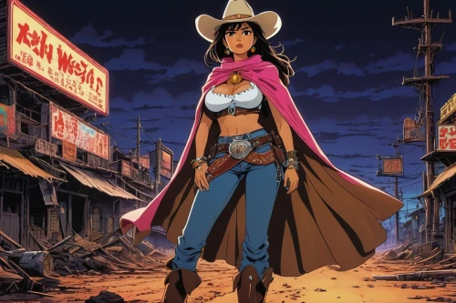 eldena,salvadora,cowgirl,vaquero,wonder woman city,giraud,cowpoke,vaqueros,tirona,sheriff - clark country nevada,darkwing,gunslinger,westerns,isabela,filoni,cowgirls,western,pecos,bulletgirl,cowboy,Illustration,Japanese style,Japanese Style 14