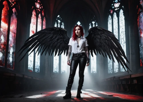 dark angel,black angel,bloodrayne,angel of death,seraph,clary,angelology,satana,lucifer,fallen angel,the archangel,seraphim,archangel,angels of the apocalypse,uriel,angel wings,lilith,samael,angel wing,angel girl,Illustration,Black and White,Black and White 01