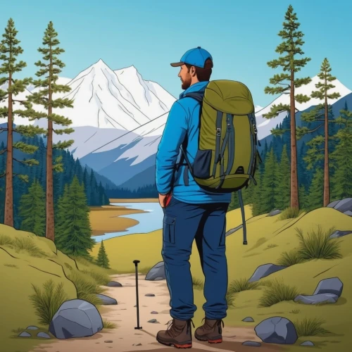 perleberg,backpacking,pct,hiker,vector illustration,venturer,background vector,vector art,backpacker,landscape background,camelbak,vector image,background image,camera illustration,vector graphic,free wilderness,mountain hiking,trail searcher munich,mountain scene,digital nomads,Photography,General,Realistic