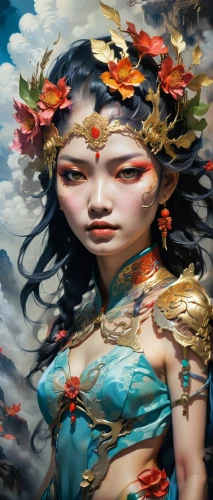 diwata,fantasy portrait,world digital painting,amano,fantasy art,apsara,amaterasu,viveros,fantasy woman,geisha,faerie,bodypainting,draupadi,persephone,fantasy picture,fairie,baoshun,oriental princess,amihan,body painting,Photography,Artistic Photography,Artistic Photography 08