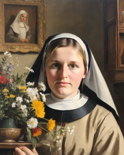 saint therese of lisieux,postulant,lacordaire,portrait of christi,bouguereau,ursulines,timoshenko,foundress,duchesne,marguerite,postulants,nunsense,margueritte,carmelite order,novitiate,maidservant,carmelite,assumpta,immacolata,canoness,Digital Art,Impressionism