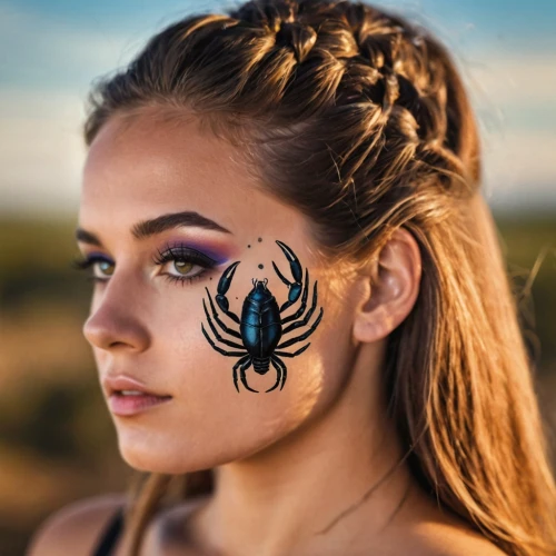 diadem spider,face paint,tarantula,anansi,arachnologist,face painting,arachnid,spider,arachne,spidery,arachnophobia,blackarachnia,tarantulas,arancha,arachnology,aranha,walking spider,arachnida,arachnids,aranxta,Photography,General,Commercial