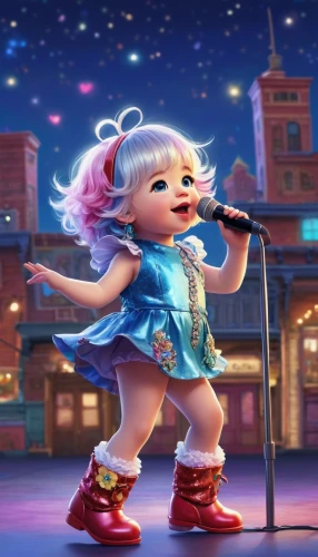 darci,rockabella,chipettes,eloise,popstar,arlinda,fundora,kpp,cute cartoon character,agnes,lazytown,enriqueta,clarabelle,stargirl,kikhia,singing,pamyu,rapscallion,sia,popmusic,Illustration,Paper based,Paper Based 28