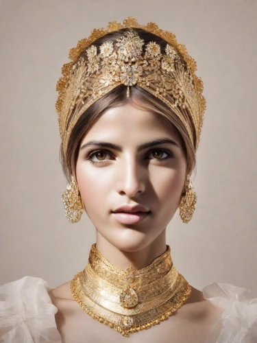 miss circassian,assyrian,gold foil crown,yezidi,diadem,yazidi,gold crown,tahiliani,young model istanbul,yazidis,pahlavi,gandhari,armenian,thracian,maharani,dulhan,yemeni,kurdish,headpiece,syrian