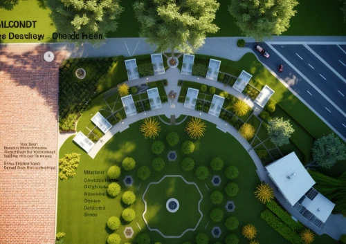 capitol square,school design,3d rendering,hypocenter,renderings,view from above,lafayette square,flower clock,landscape plan,overhead shot,paved square,landscape design sydney,roundabout,biotechnology research institute,amphitheater,monastery garden,lafayette park,overhead view,drone image,gallaudet university,Photography,General,Realistic
