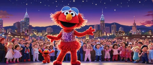 elmo,iago,grover,ghimpu,hasselmo,fraggle,elmos,stadium falcon,rantisi,beakman,big bird,shanghai disney,hacaoglu,fozzie,sesame street,murgatroyd,zambezia,the muppets,panchito,innoventions,Art,Artistic Painting,Artistic Painting 47