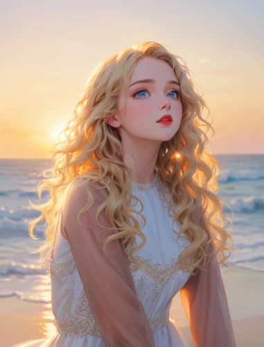 galadriel,beach background,peignoir,behenna,margairaz,sand rose,ellinor,romantic portrait,artist doll,pacifica,girl on the dune,ariadne,female doll,margaery,fantasy portrait,lyria,amphitrite,sun bride,the beach pearl,by the sea,Anime,Anime,General