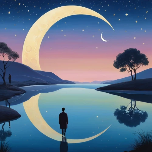 moon and star background,hanging moon,crescent moon,moonlighted,dreamtime,moon phase,moonlit night,moonshadow,dubbeldam,moonlighters,moon and star,blue moon,moon night,dreamscapes,dream art,moonlit,the night of kupala,moonbeams,chodesh,moonlights,Art,Artistic Painting,Artistic Painting 47