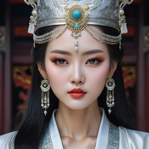 oriental princess,inner mongolian beauty,mongolian girl,sanxia,concubine,jinling,oriental girl,jianyin,jingqian,yunxia,hyang,asian woman,khenin,mulan,qianfei,yingjie,yuanpei,diaochan,boxiong,xueying,Conceptual Art,Fantasy,Fantasy 12